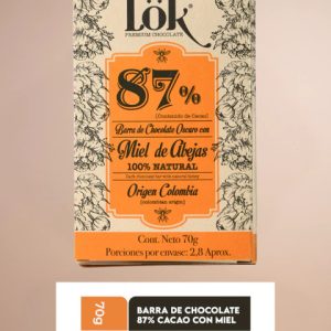 Chocolate Artesanal Premium con Miel de Abejas